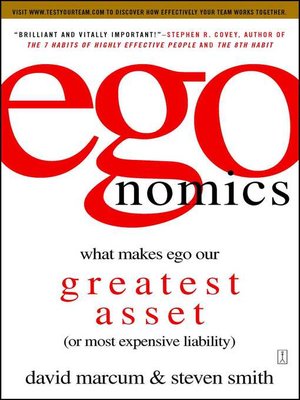 cover image of egonomics